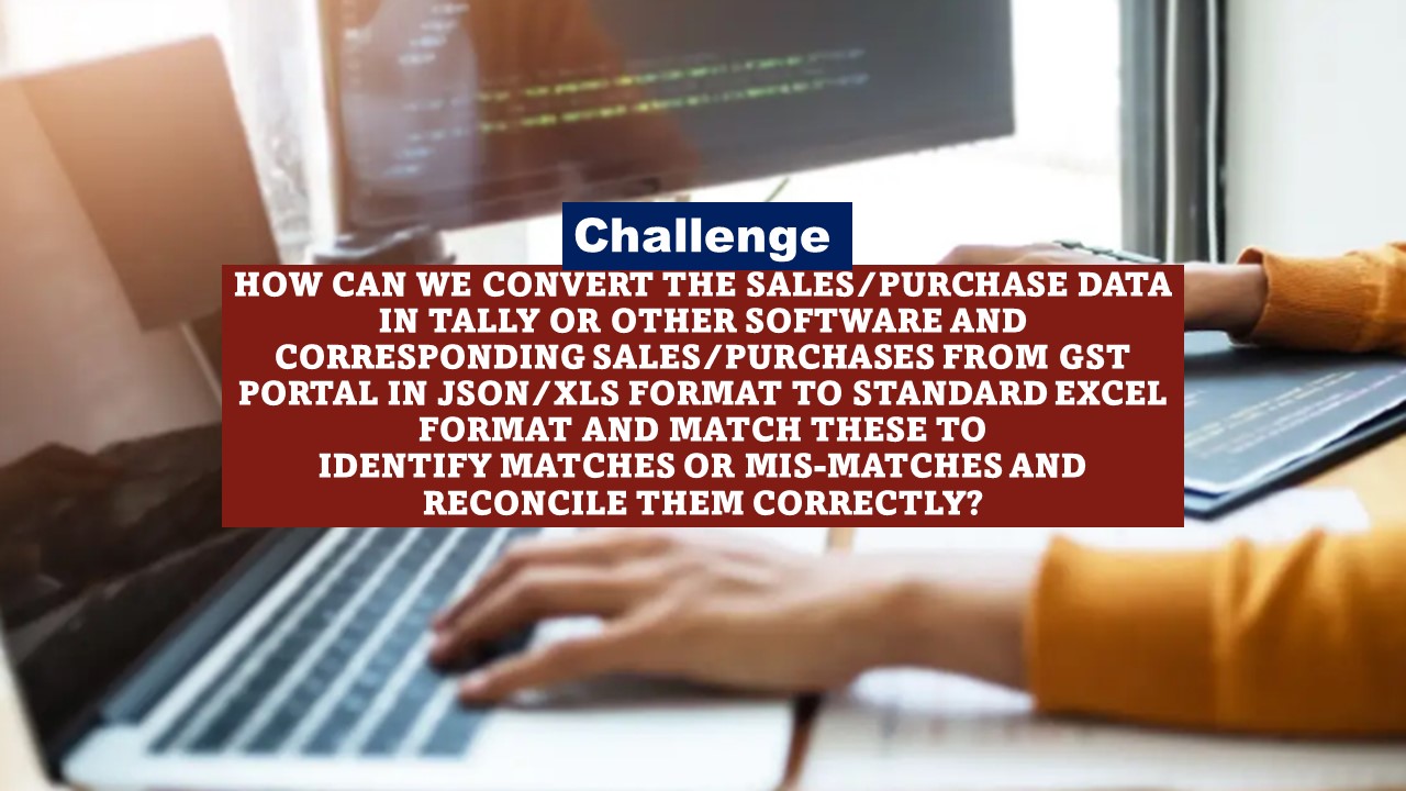 How can we convert sales/Purchase data in Tally?