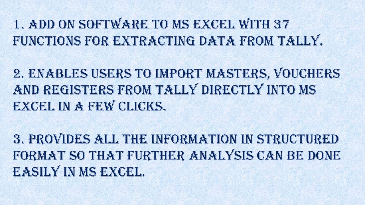ADD on Software To MS Excel With > 75 Functions 