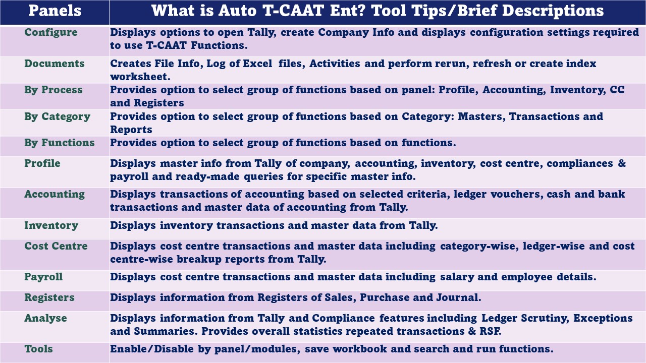 What is Auto T-CAAT