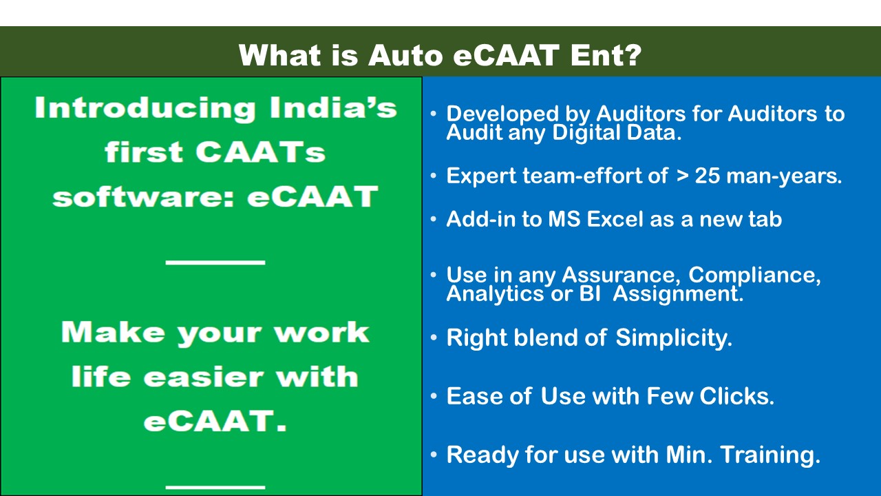 What is Auto eCAATEnt 3