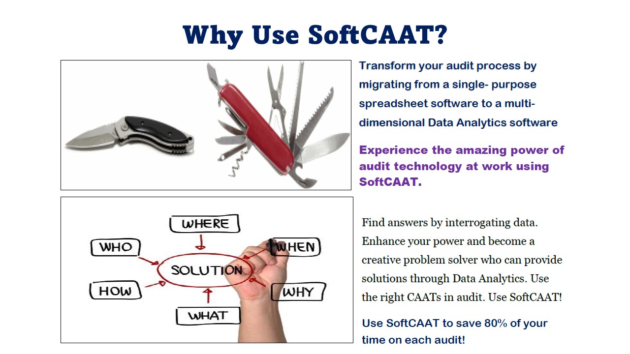 Why use SoftCAAT Pro 3
